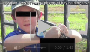 Australian jihadist tweets photos of boy holding severed head
