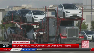 Tesla Recalls Two Million Vehicles